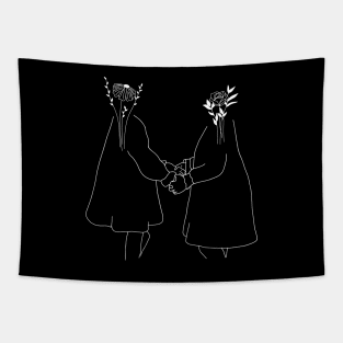 Flower Girls Tapestry