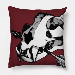 Tiger skull Pillow