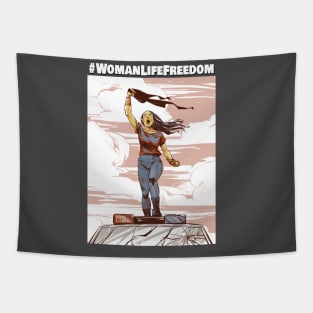 Woman life freedom Tapestry