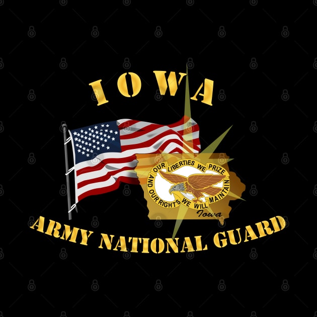 Iowa - ARNG w Flag by twix123844