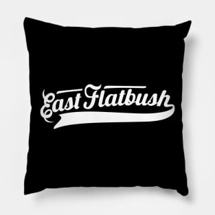 New York Brooklyn - East Flatbush Brooklyn Schriftzug - East Flatbush Logo Pillow