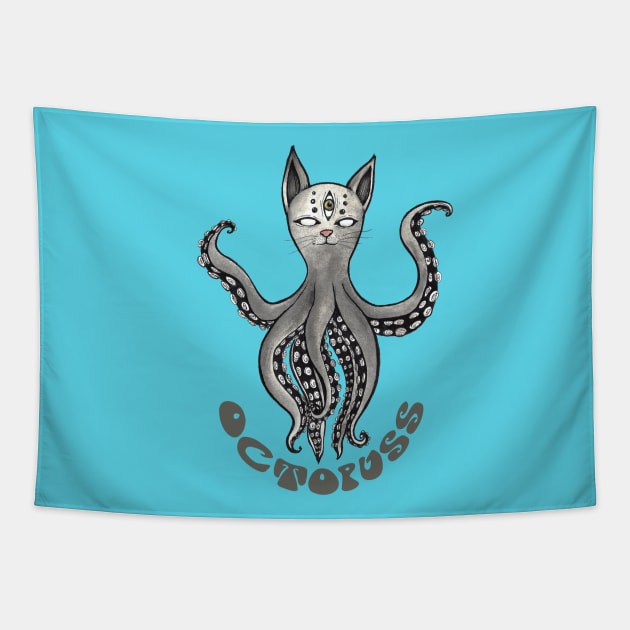 Octopuss Tapestry by asiancoffeegirl