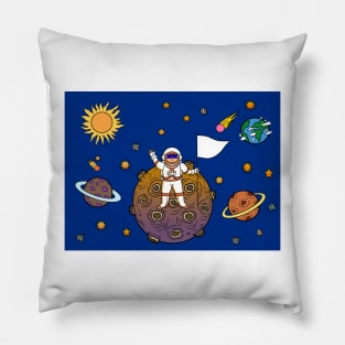 Metaverse Virtual Reality Astronaut Space Universe Pillow