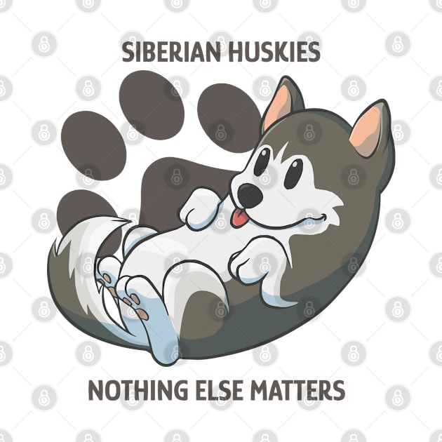 Siberian huskies, nothing else matters by AniBeanz