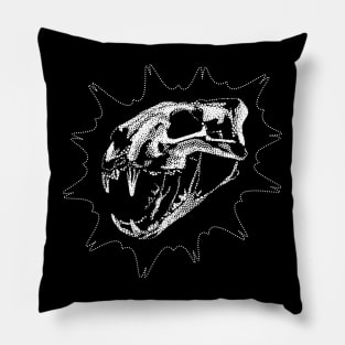 Hyper Dotty Skull Pillow