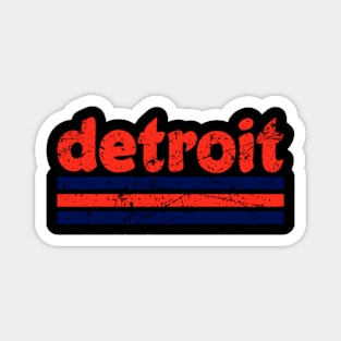 Vintage detroit baseball Magnet