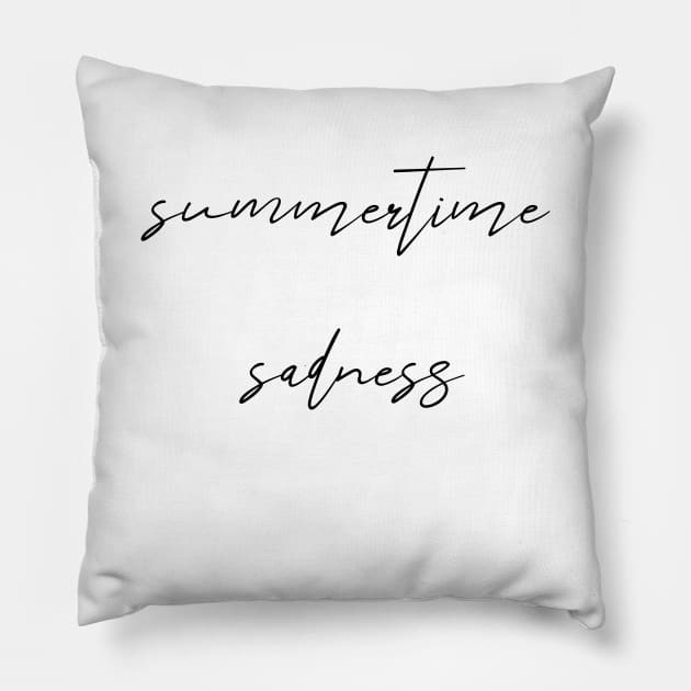 Summertime Sadness Pillow by MandalaHaze