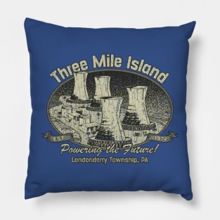 Three Mile Island Powering The Future 1974 Pillow