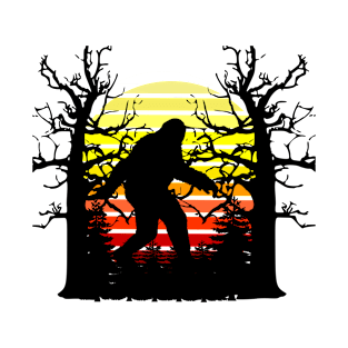 Funny Bigfoot and Sasquatch T Shirts T-Shirt