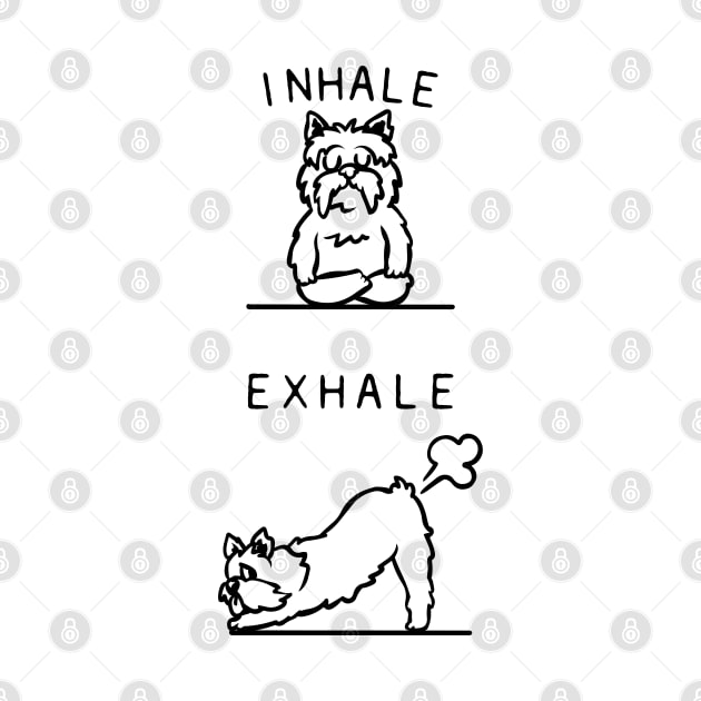 Inhale Exhale Yorkshire Terrier by huebucket