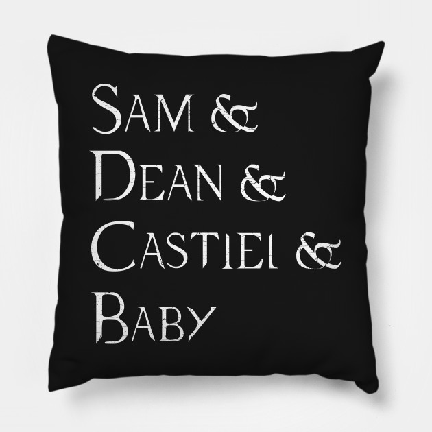 Supernatural Spn Name List Sam Dean Castiel And Baby