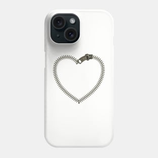 Zipper Heart Phone Case