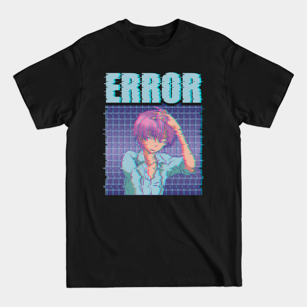 Discover Error Sad Anime Boy Japanese Vaporwave Gift - Sad Boy - T-Shirt