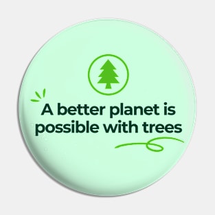 Plant a tree Save the planet Pin