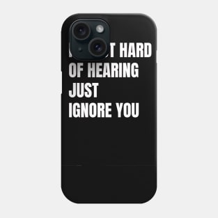 Hard of hearing design Phone Case