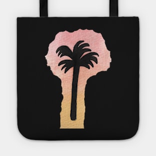 Sunset Palm Tree Tote