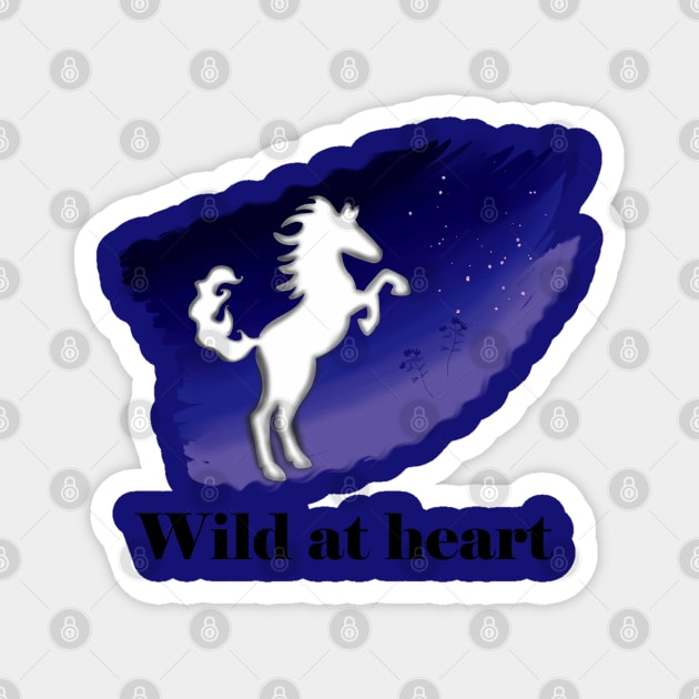 Wild At Heart Magnet by DitzyDonutsDesigns