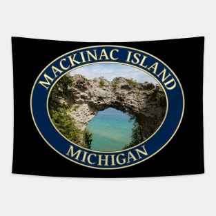 Arch Rock on Mackinac Island, Michigan Tapestry