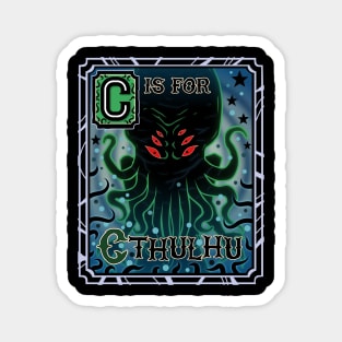 C is for Cthulhu Magnet