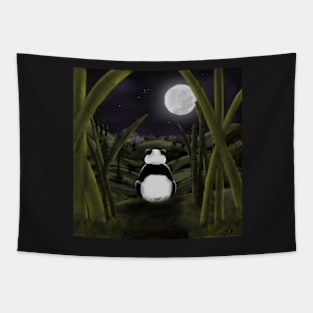 Moon Panda Tapestry