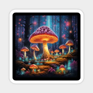 Mushroom Design Magnet