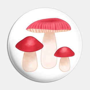 Russula Mushroom Pin