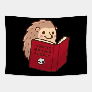 Cute Yet Murderous Hedgehog Tapestry