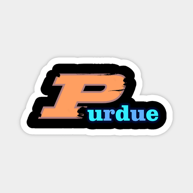 PURDUE PURDUE Magnet by Mono oh Mono