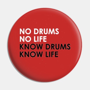 Drum for life Pin