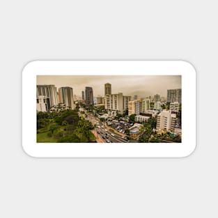 Downtown View Honolulu Magnet