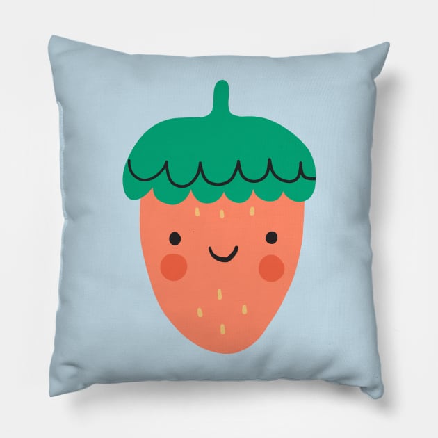Strawberry Beret Pillow by Rebelform
