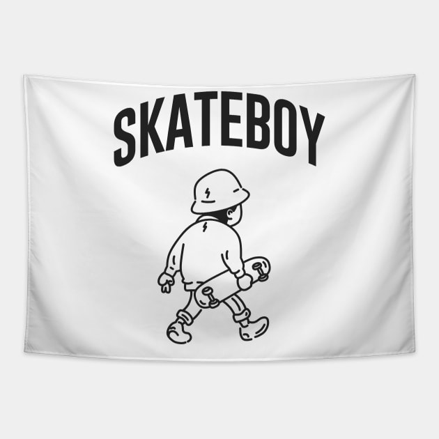 SKATEBOY Tapestry by Vixie Hattori