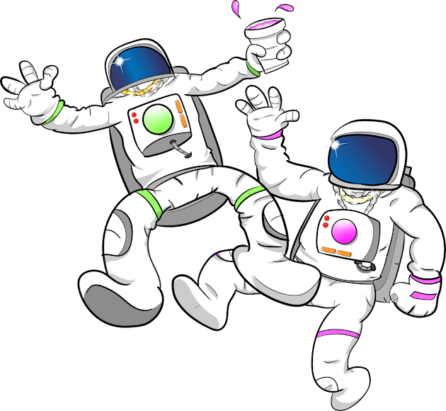 Trap Astronauts Kids T-Shirt by WalkDesigns