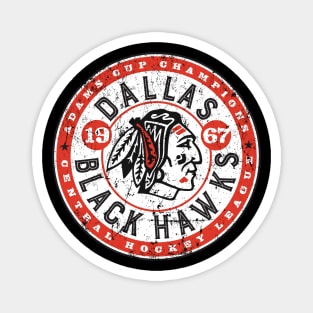 Dallas Black Hawks Magnet