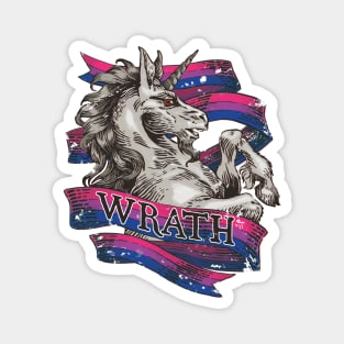 Wrath Unicorn – Bisexual Pride Magnet