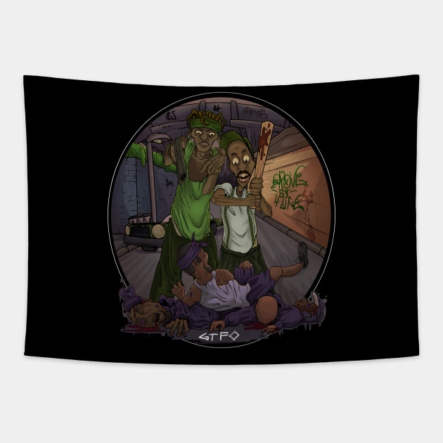 Grove Street Families Tapestry by vladPrival