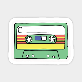 80s Retro Cassette Magnet