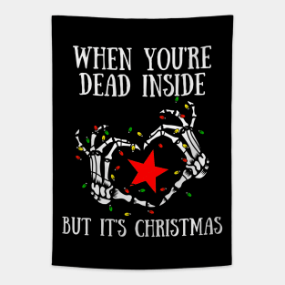 When You're Dead Inside But It's Christmas Tapestry