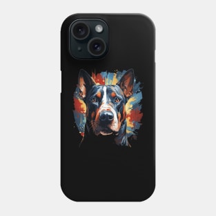 Patriotic Bull Terrier Phone Case