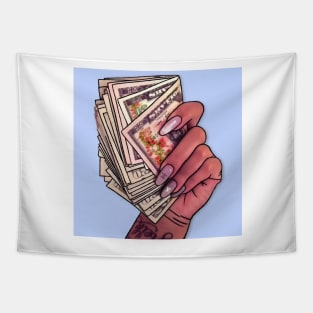 MONEY GIRL Tapestry