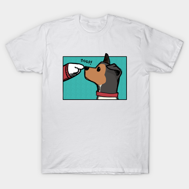 Boop (with frame + BG) - Dogs - T-Shirt