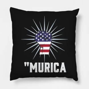 4th Of July: "Murica Shirt Pillow