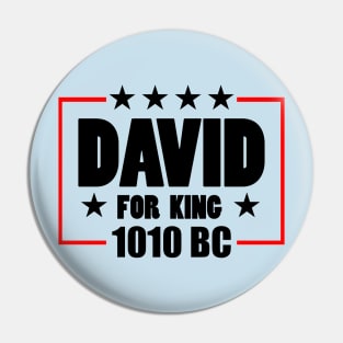 David for King - 1010 BC Pin