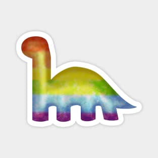 Rainbow Dino Nugget Magnet