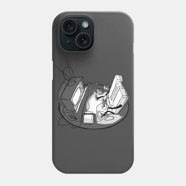 U Playin' Yaself (Gray) Phone Case by SketchBravo