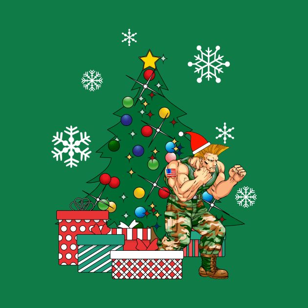 Guile Around The Christmas Tree Street Fighter by Nova5