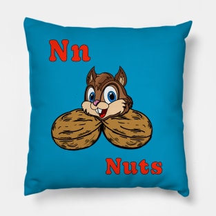 N is for NUTS l Pillow