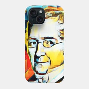 Bernard Courtois Abstract Portrait | Bernard Courtois Artwork Phone Case