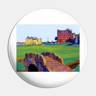 SWILCAN BRIDGE ST. ANDREWS HOLE 18 Pin