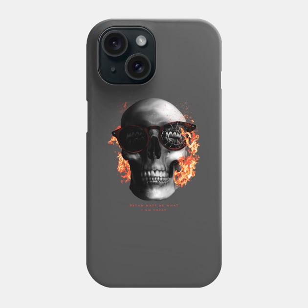 Corinthian Skull Phone Case by zawitees